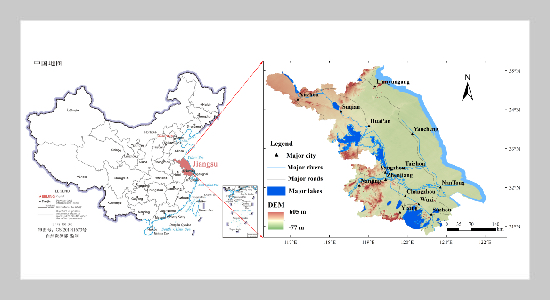 Spatiotemporal pattern analysis of land use in Jiangsu Province based on long-term time series remote sensing images
